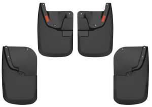 Ford F-250 Super Duty Mud Guards - Front and Rear - Husky Liners - Black - `11-`16